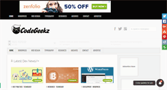 Desktop Screenshot of codegeekz.com